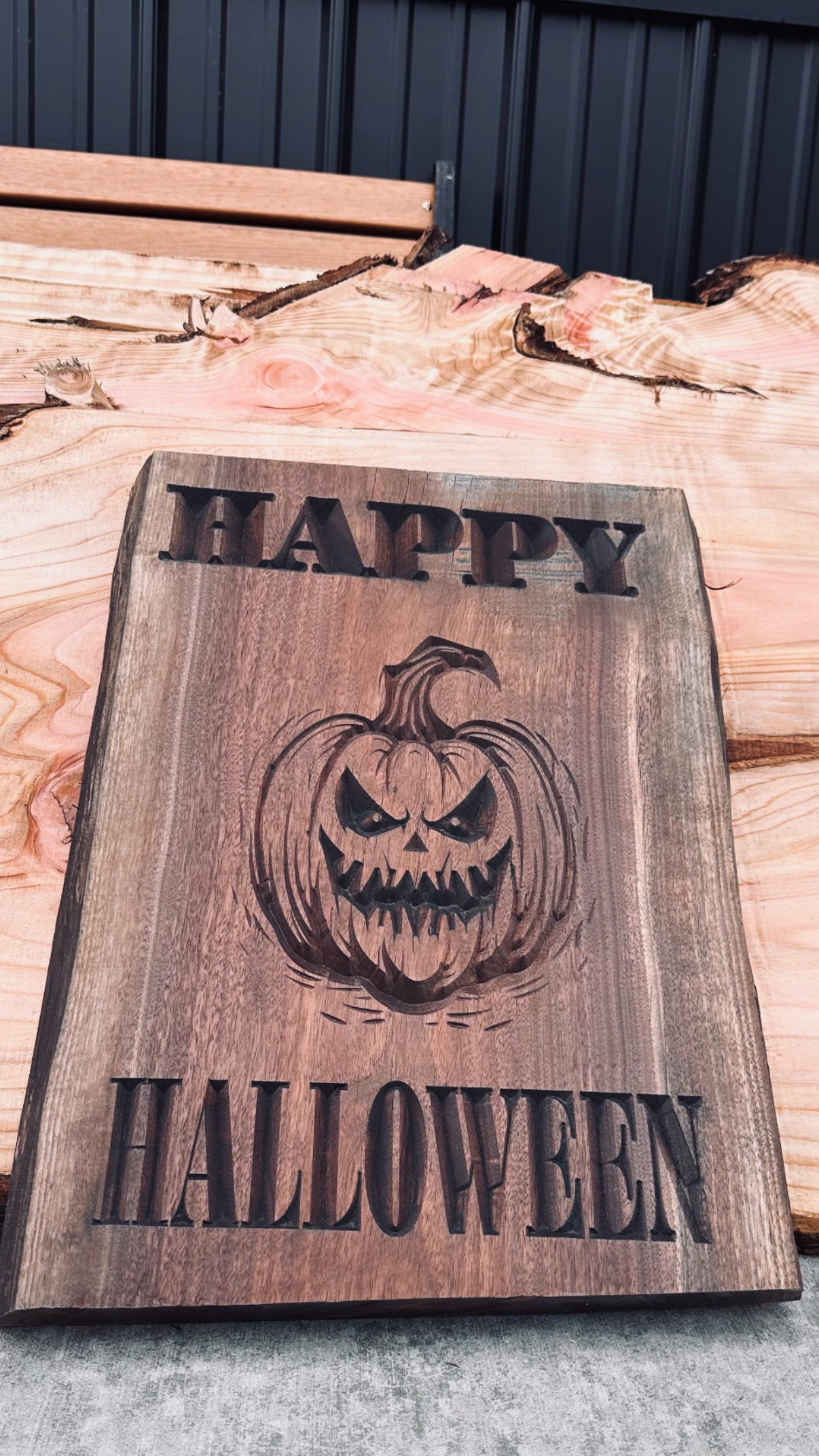 CUSTOM CNC HALLOWEEN SIGN