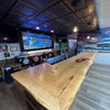 FIREHALL EPOXY BAR TABLE WITH AXE