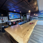 FIREHALL EPOXY BAR TABLE WITH AXE
