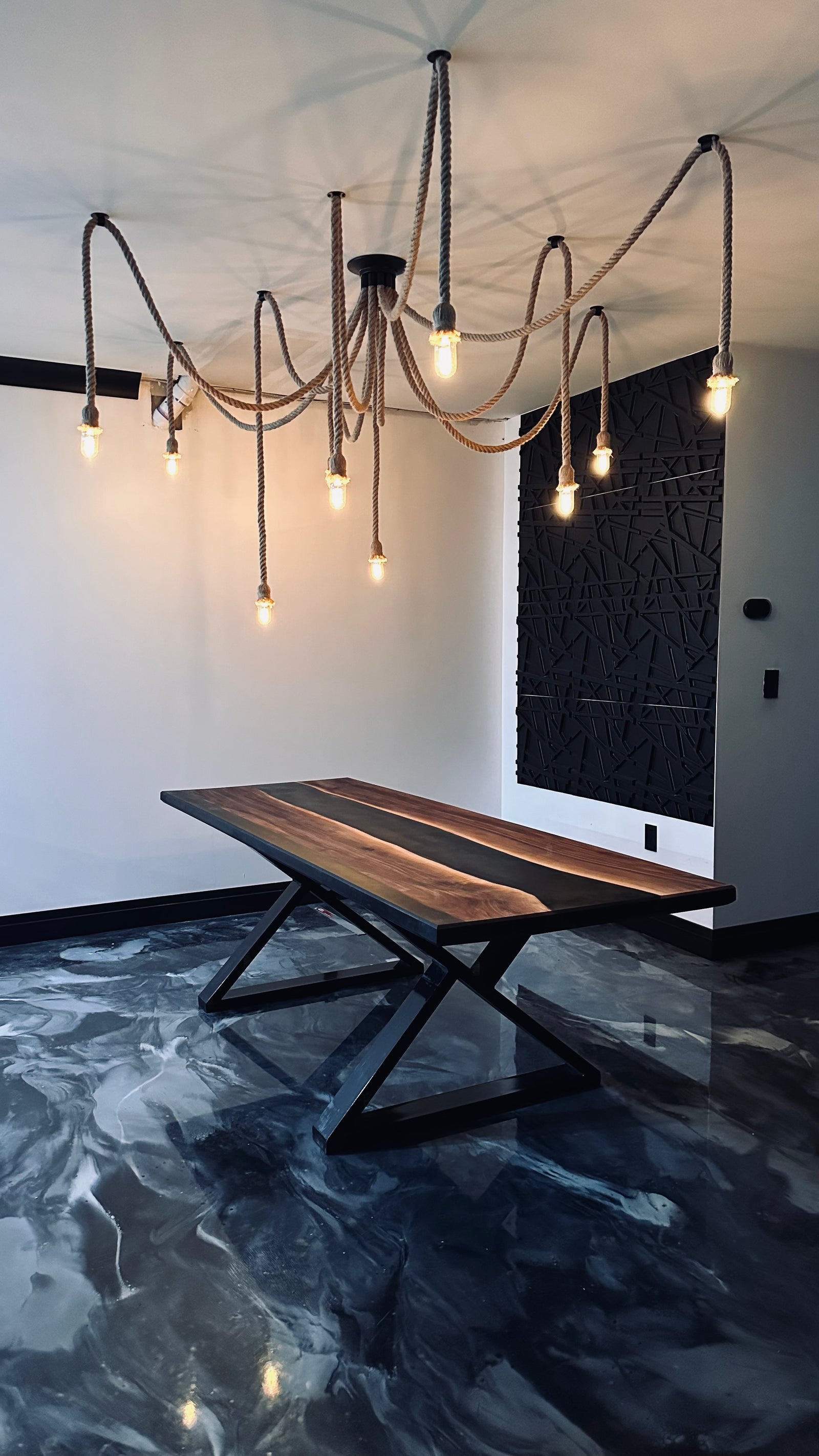 CUSTOM EPOXY DINING TABLE