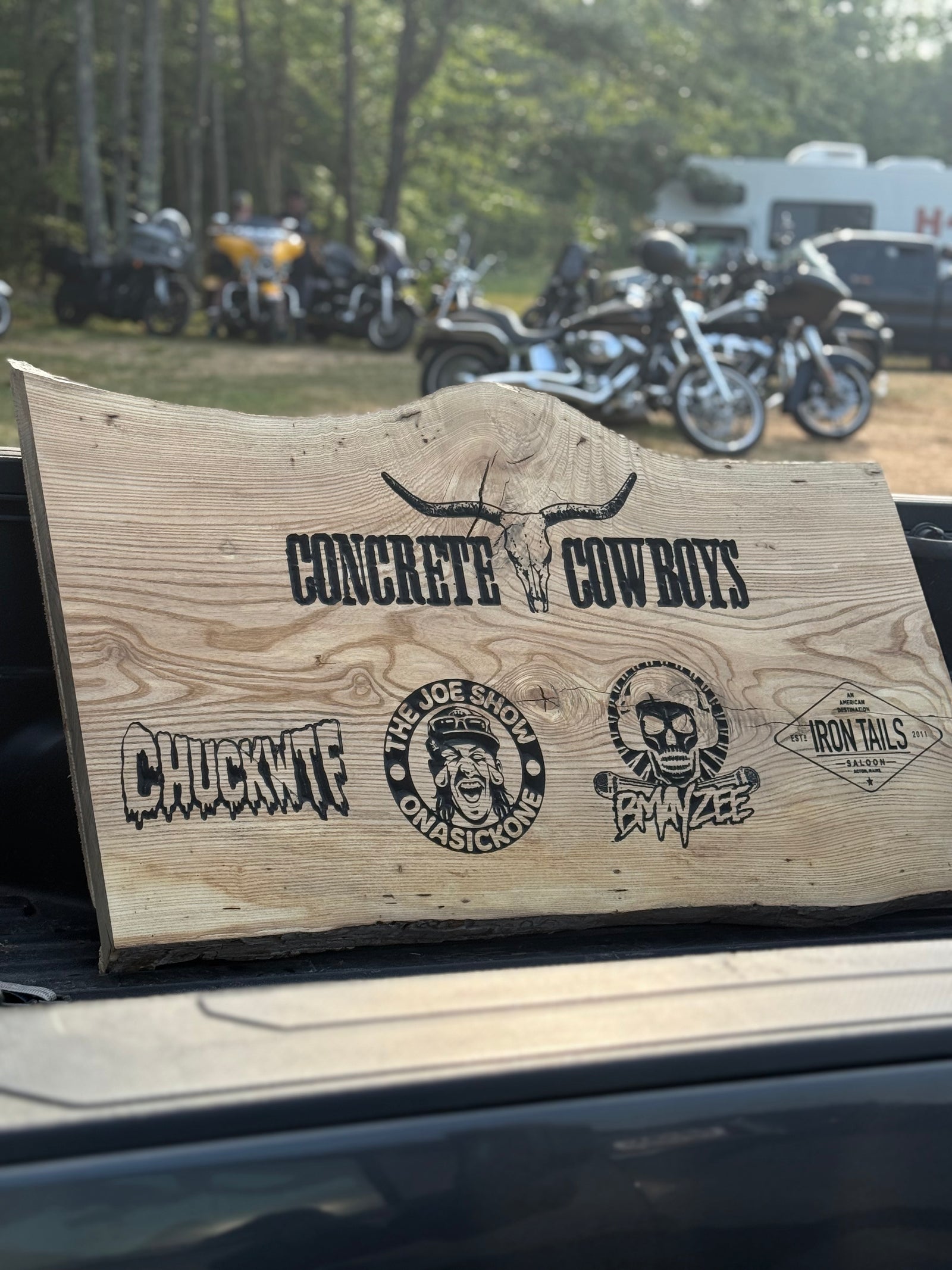 CUSTOM CNC "CONCRETE COWBOYS" SIGN