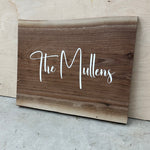 CUSTOM WEDDING CNC SIGN
