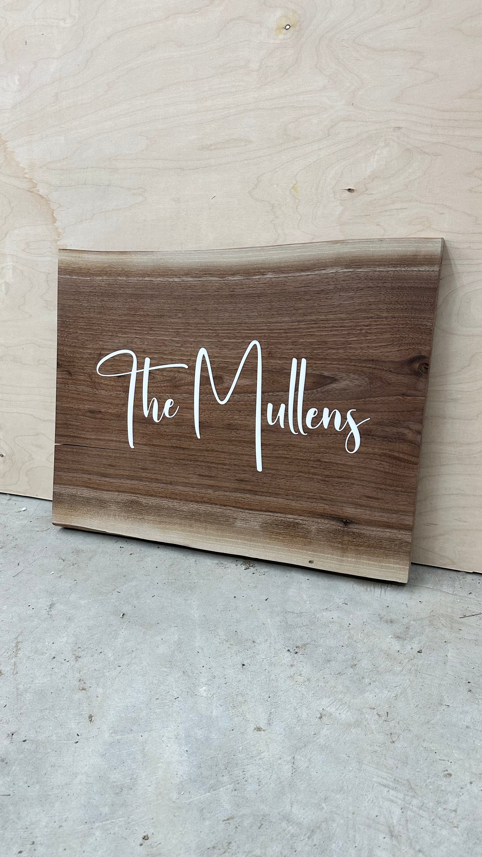 CUSTOM WEDDING CNC SIGN