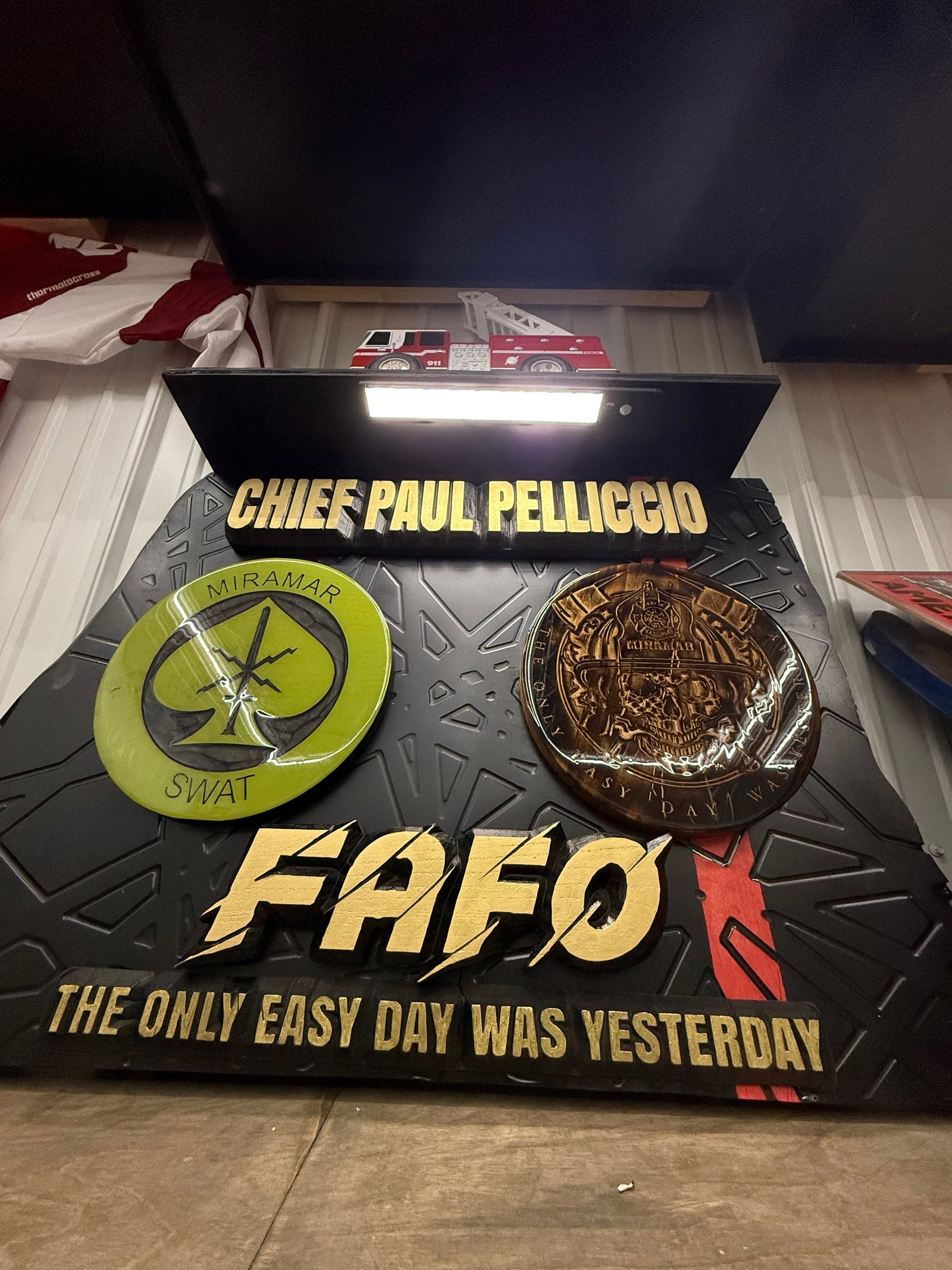 CUSTOM CNC FIREHOUSE SIGN