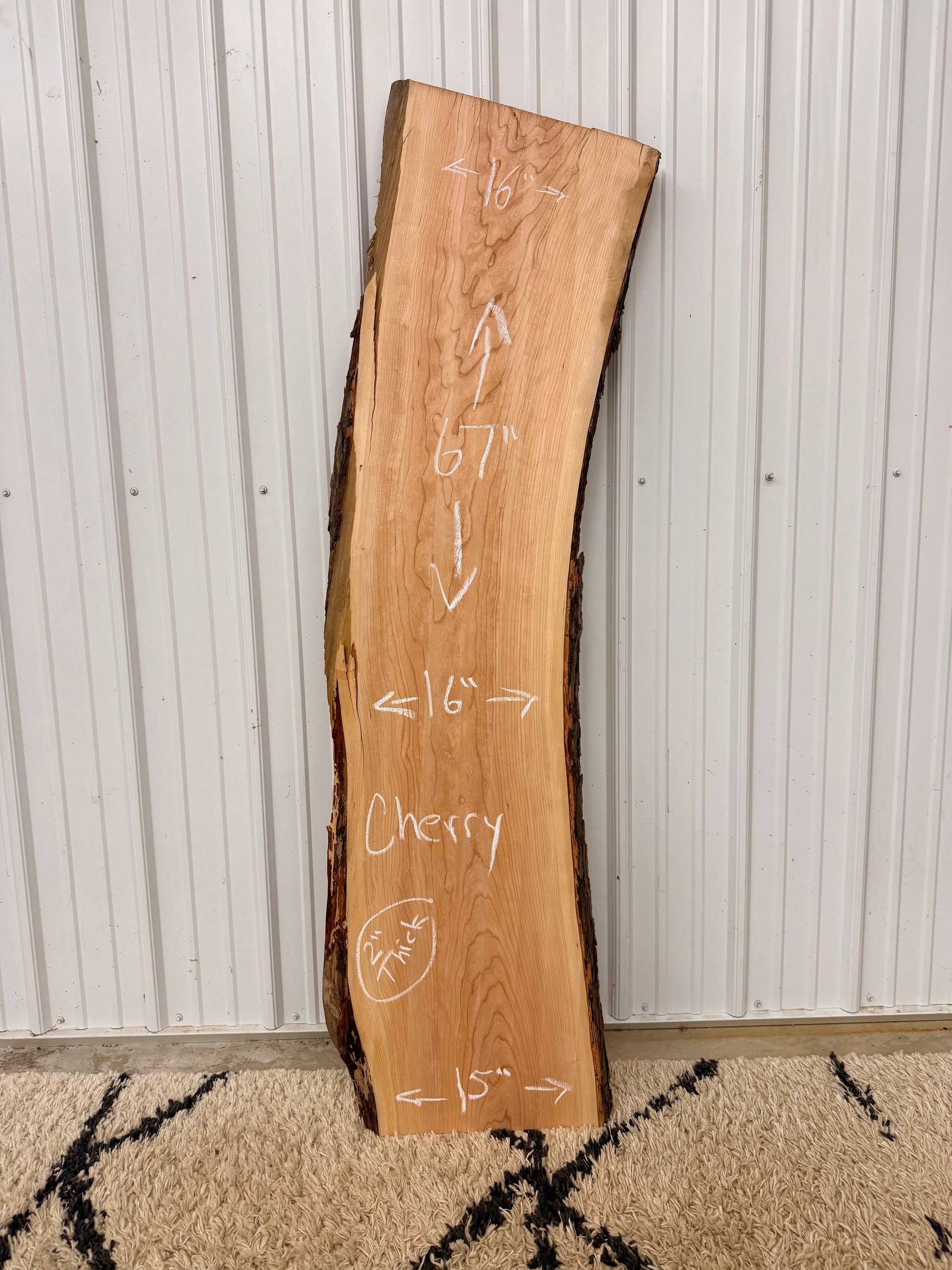 Cherry Rough Cut Slab
